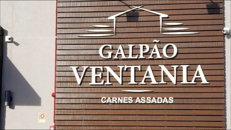 Fachada do Galpão Ventania Carnes Assadas em Santa Felicidade